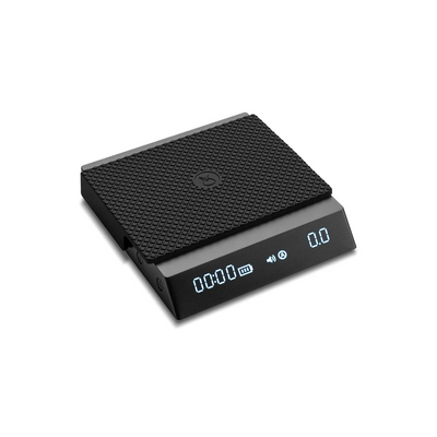 TIMEMORE coffee weighing plate with timer Black Mirror Nano